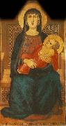 Ambrogio Lorenzetti Madonna of Vico l'Abate oil painting artist